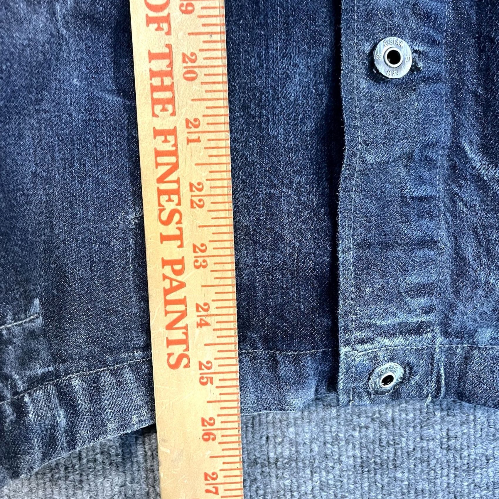 G-Star G Star Raw Mens Jacket Denim Washed Distressed Biker Jeans Chore Utility Blue M Size US 31 - 5 Thumbnail