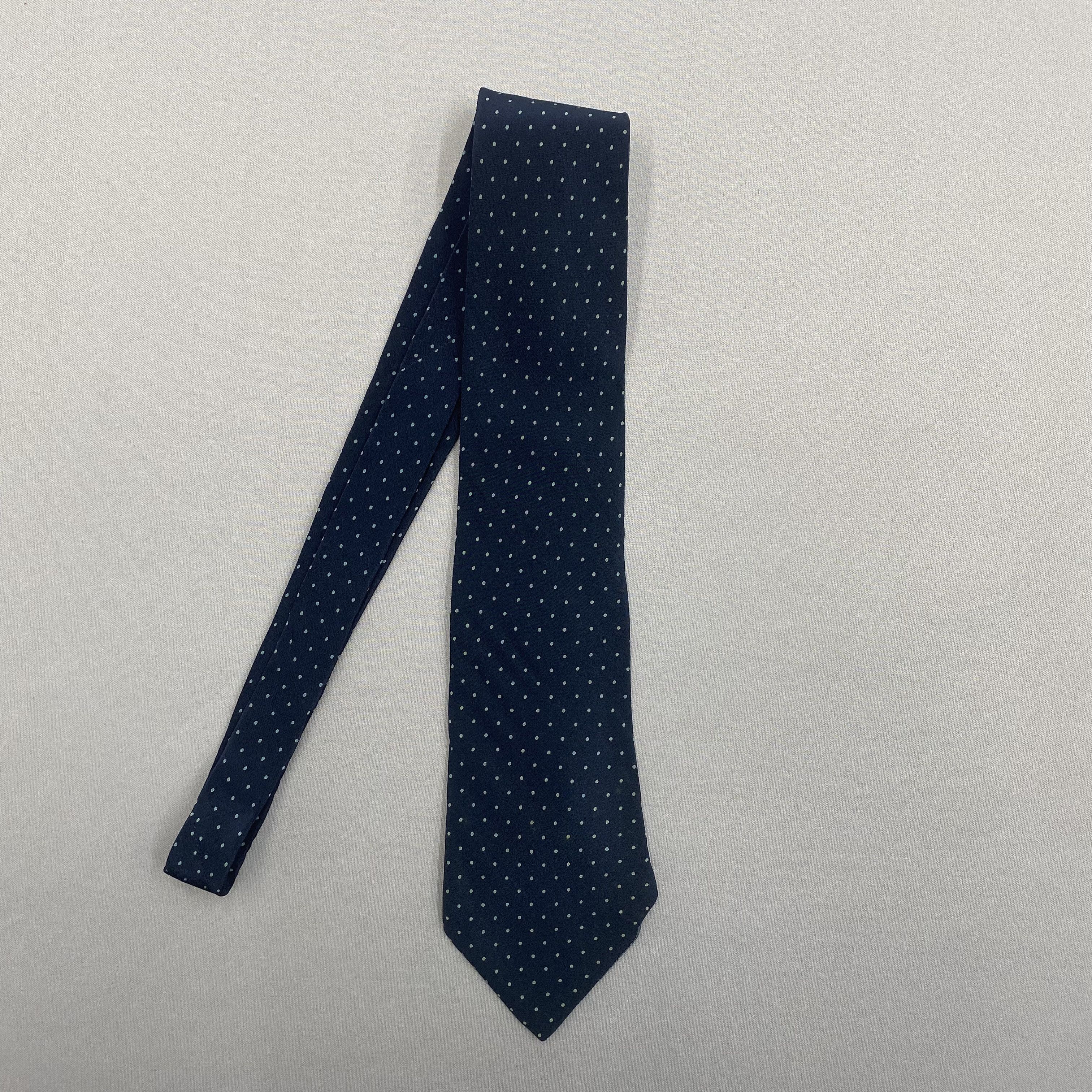 Japanese Brand Vintage Christian Dior SILK Necktie Cravate Pure Silk Size ONE SIZE - 4 Thumbnail