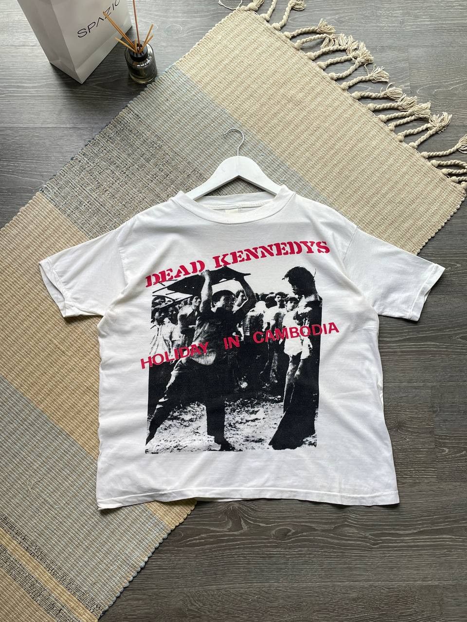 Band Tees Dead Kennedys Holiday In Cambodia Vintage 80s Punk Rock Tee Size US M / EU 48-50 / 2 - 3 Thumbnail