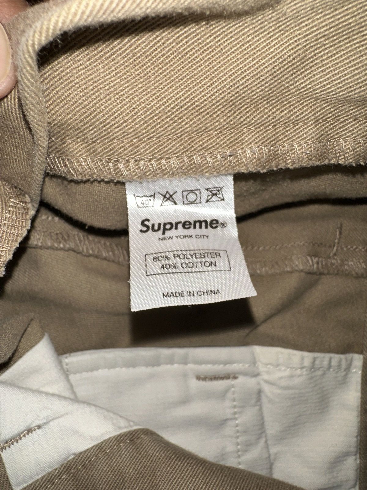 Supreme Supreme Tan Work/Chino Pant 32 Size US 32 / EU 48 - 4 Thumbnail