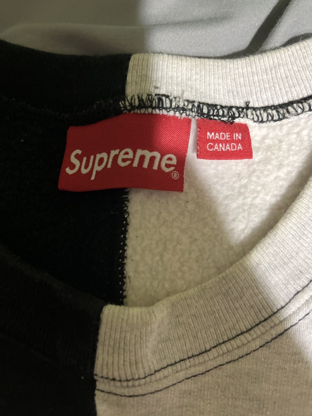 Supreme Supreme Split Crewneck Size US L / EU 52-54 / 3 - 8 Thumbnail