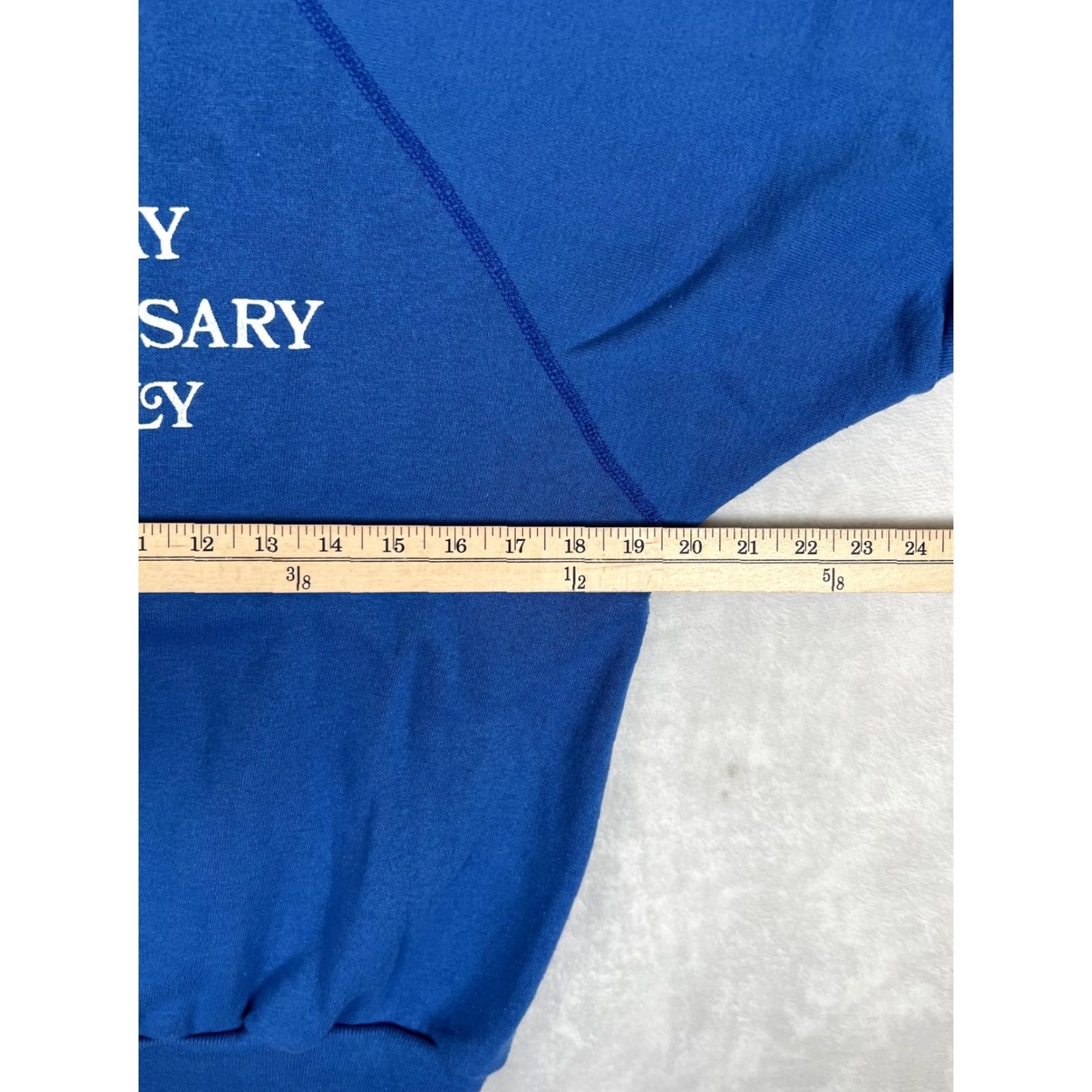 Vintage VINTAGE Blue Army Fatima Sweatshirt Mens M Blue Pray The Rosary Graphic Sweatshirt Size US M / EU 48-50 / 2 - 7 Thumbnail
