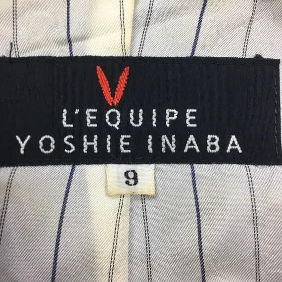 yoshie inaba Vtg L’EQUIPE YOSHIE INABA Japanese Denim Boro Jeans Jacket Size M / US 6-8 / IT 42-44 - 8 Thumbnail