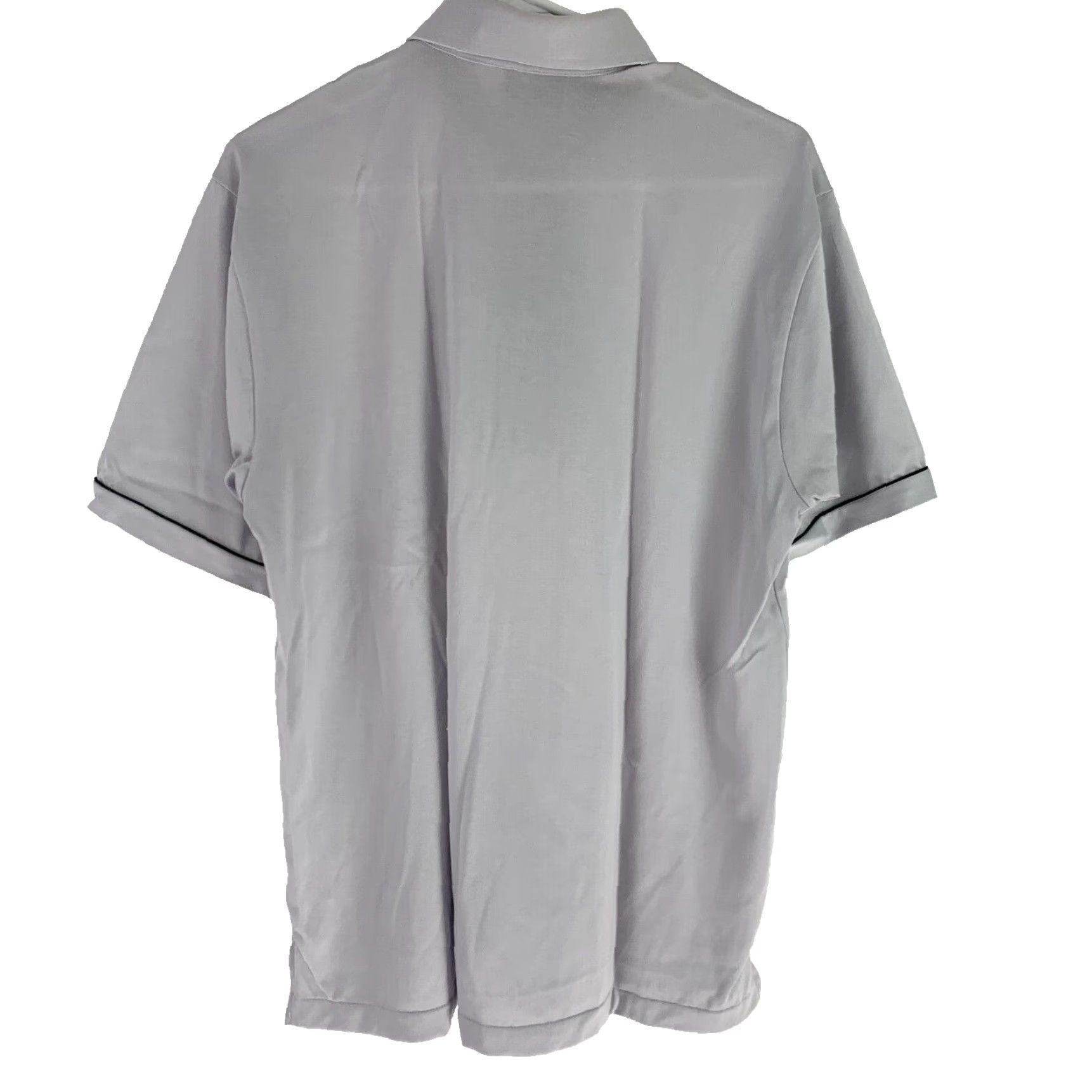 Vintage Vintage Robert Bruce Polo Shirt Men L Gray Cotton Blend Short Sleeve Button-Down Collar 90s Size US L / EU 52-54 / 3 - 4 Thumbnail
