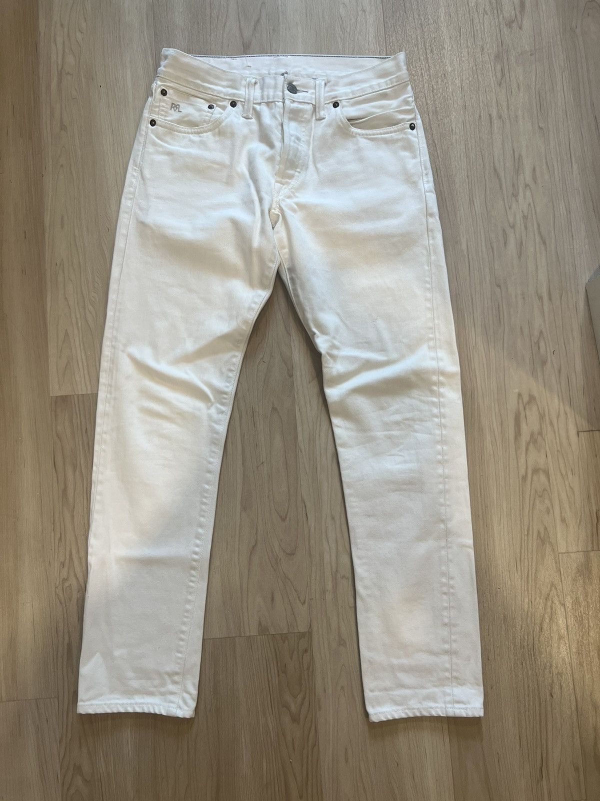 Rrl white jeans sales