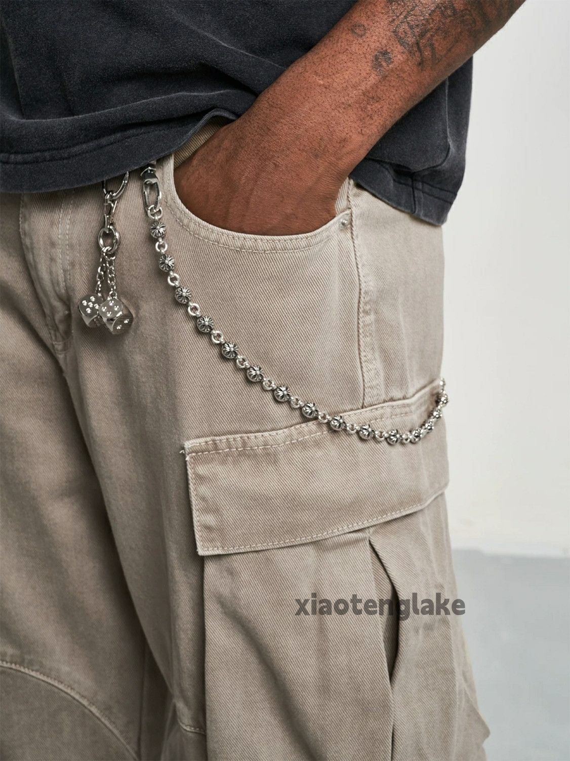 Designer × Japanese Brand × Vintage washed faded cleanfit skate hiphop baggy cargo pants Size US 32 / EU 48 - 7 Thumbnail