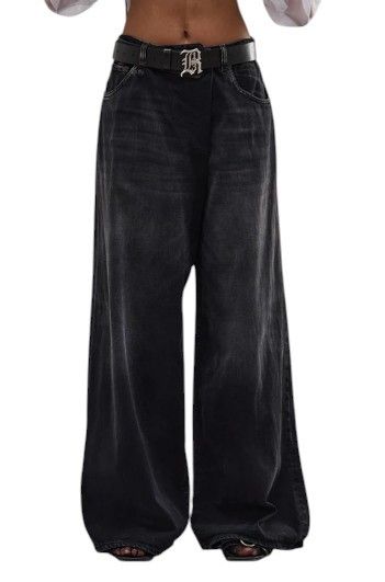 R13 NICO WRAP 27 Essex Black Asym 88271 Size 27" / US 4 / IT 40 - 3 Thumbnail