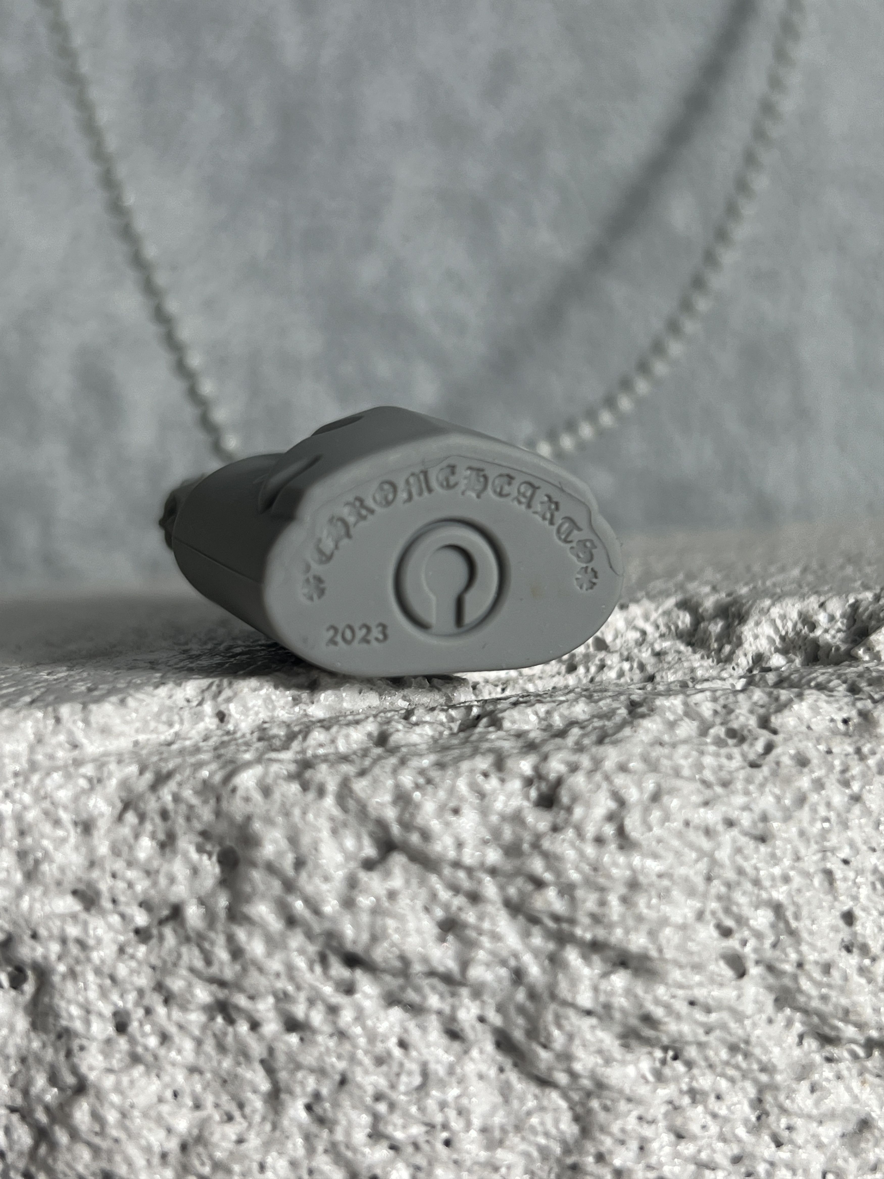 Chrome Hearts Chrome Hearts Gray Padlock Pendant Necklace 2023 Size ONE SIZE - 4 Thumbnail