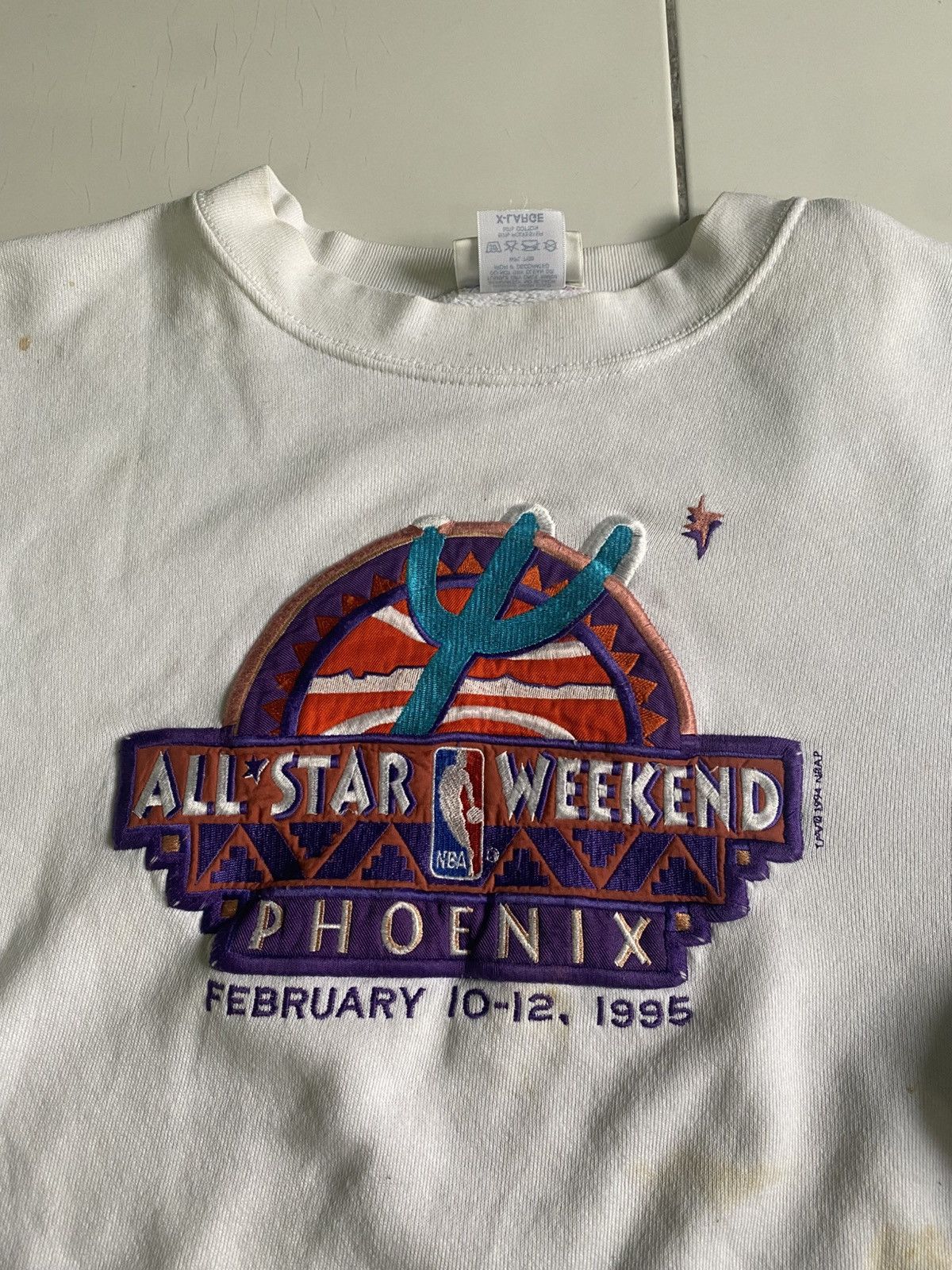 NBA × Phoenix Clothing Vinatge 90s Nba weekend Phoenix Oversized sweatshirt Size US XL / EU 56 / 4 - 4 Thumbnail