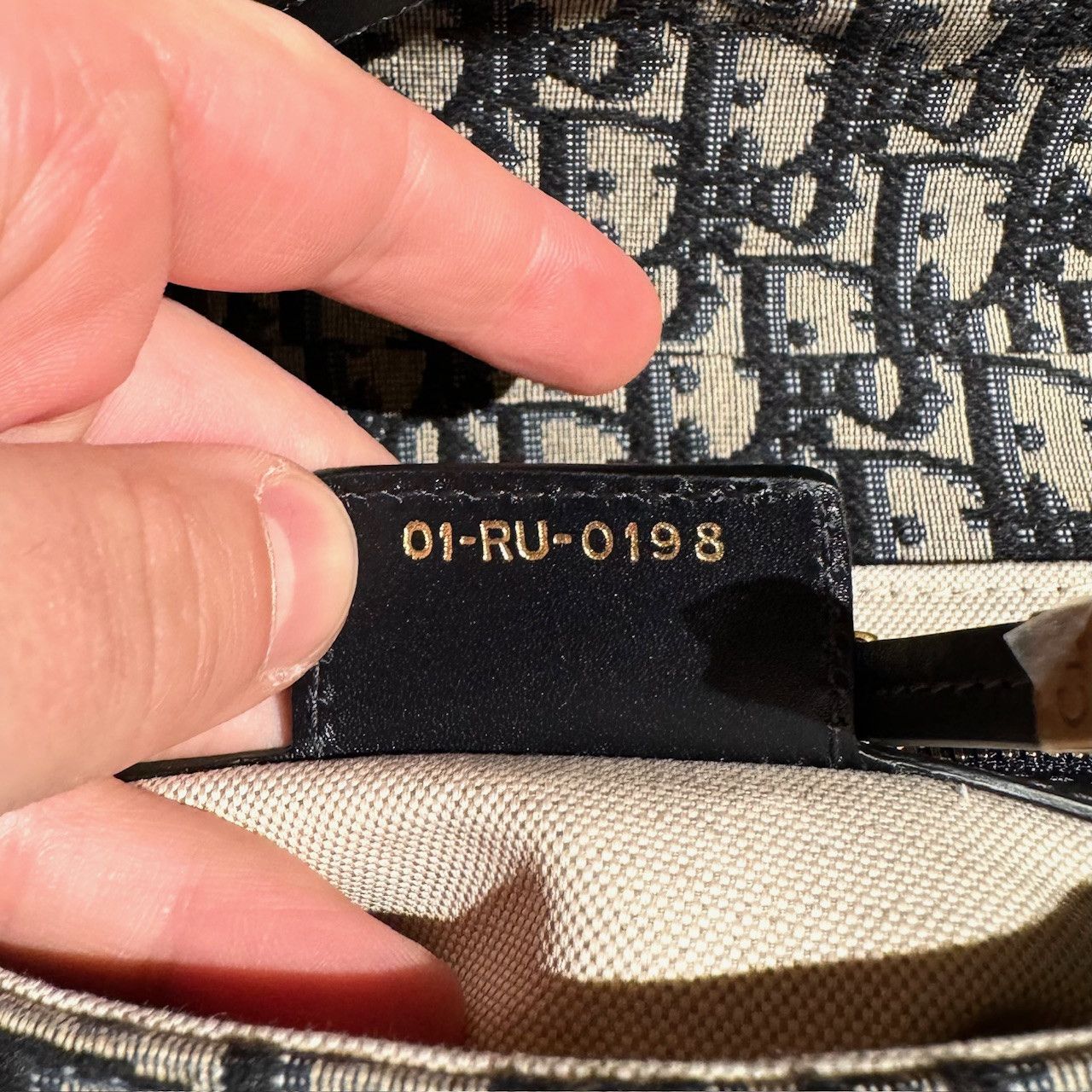 Dior Dior 2018 Blue Oblique Saddle Bag w/ Studded Strap Size ONE SIZE - 11 Thumbnail