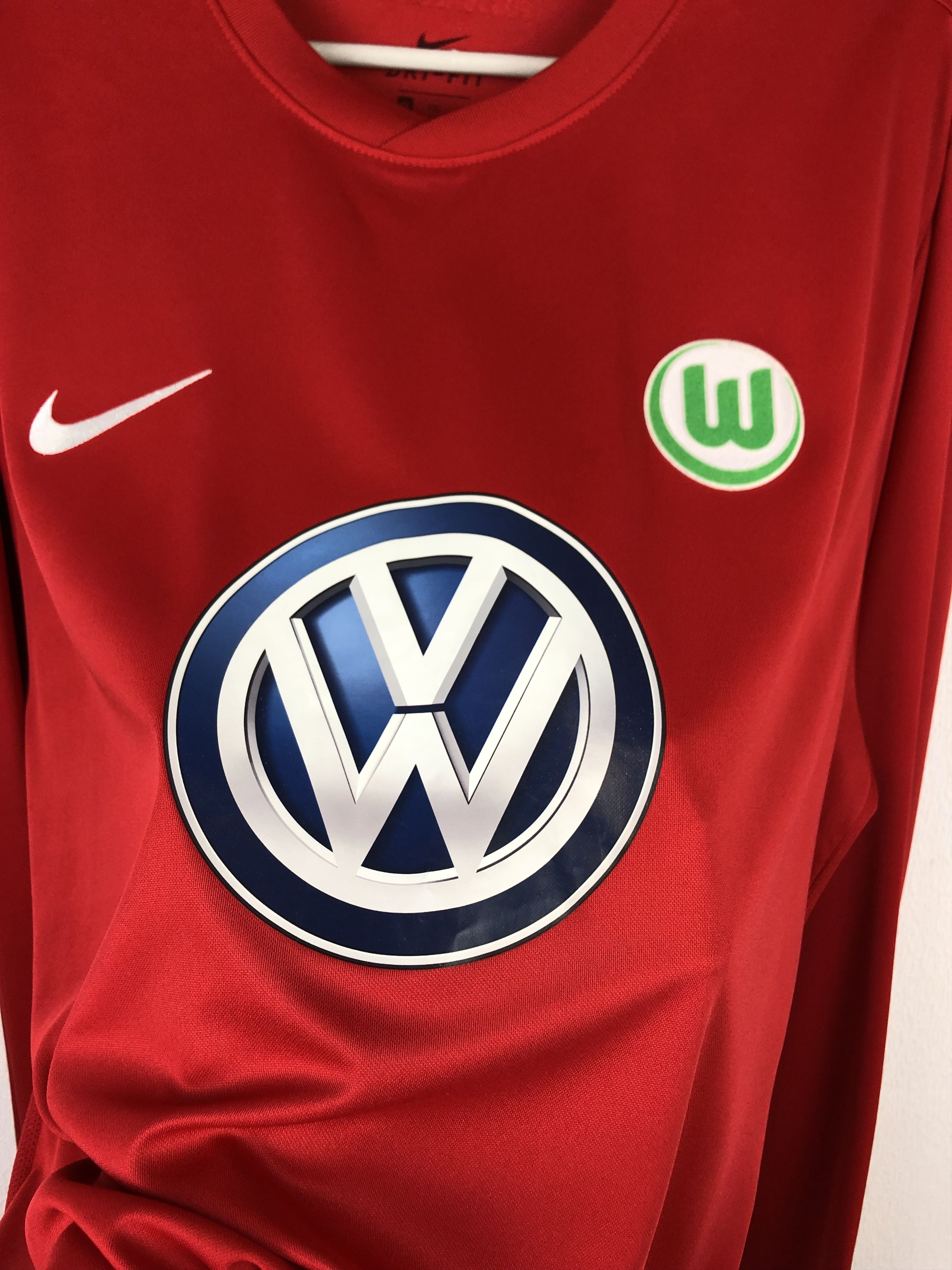 Nike VfL Wolfsburg Goalkeeper football shirt 2016 Soccer Nike Size US XXL / EU 58 / 5 - 3 Thumbnail