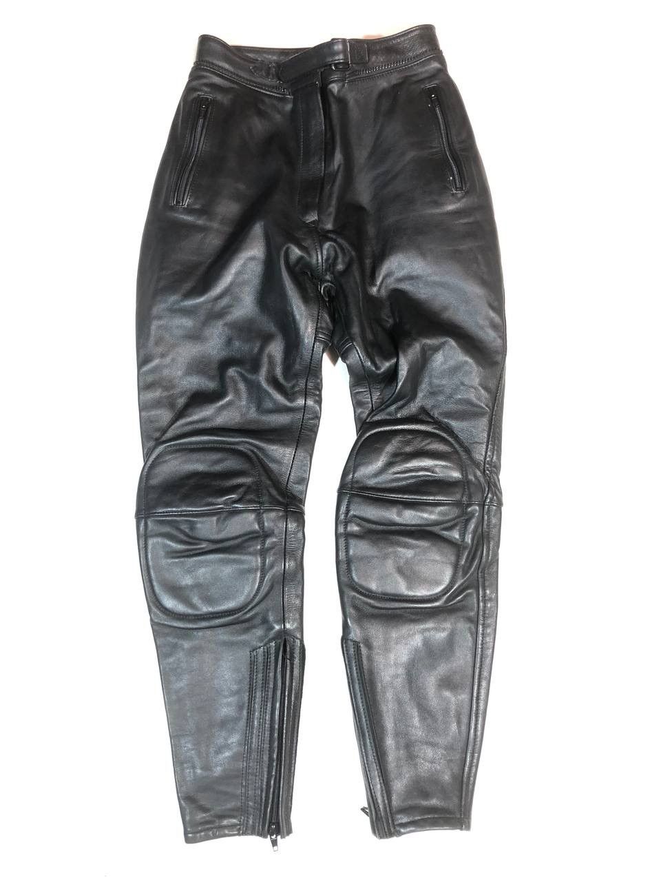Leather × Vintage Polo Vintage Rare Racing Moto Leather Pants Vintage Size US 29 - 1 Thumbnail