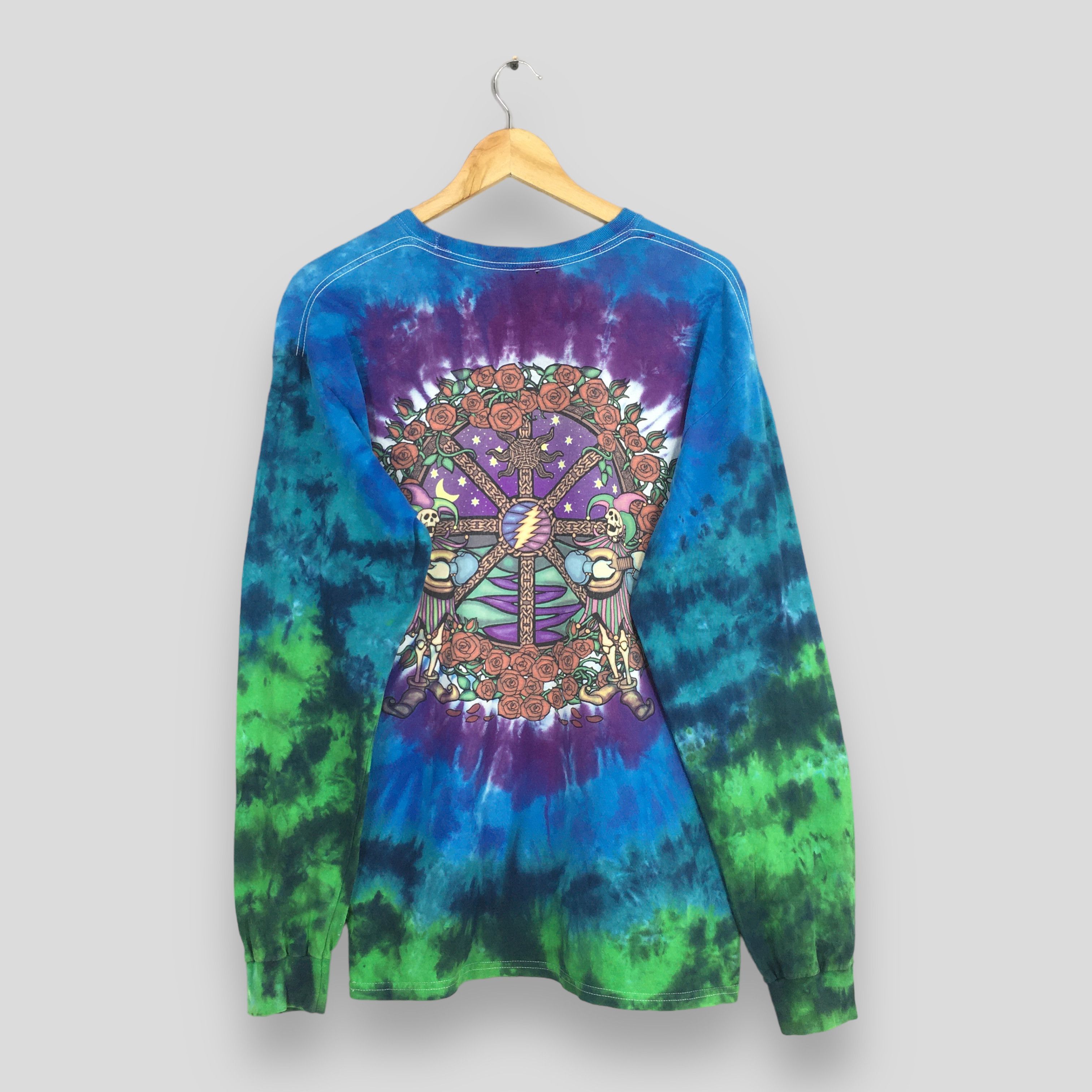 Band Tees × Grateful Dead × Vintage Vintage Y2K Grateful Dead Rock Concert Tie Dye Tshirt Large Size US L / EU 52-54 / 3 - 6 Thumbnail