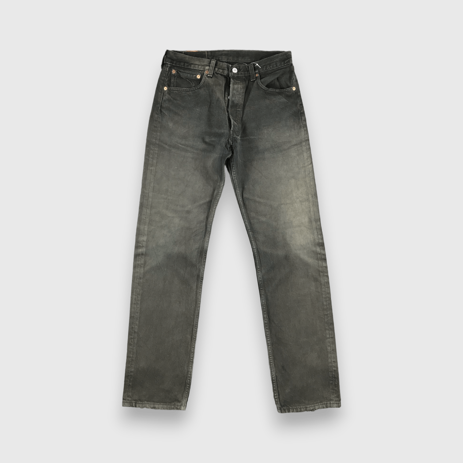Levi's Vintage 90s Ripped Levis 501 Earth Tone Jeans-J1550 Size US 31 - 1 Thumbnail