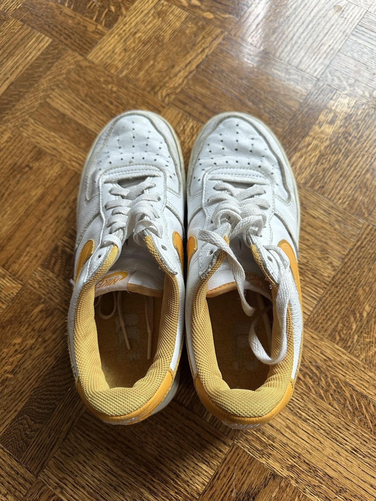 Nike Vintage Nike Air Force 1 Low White / Canyon Gold 2002 Size US 8.5 / EU 41-42 - 19 Thumbnail