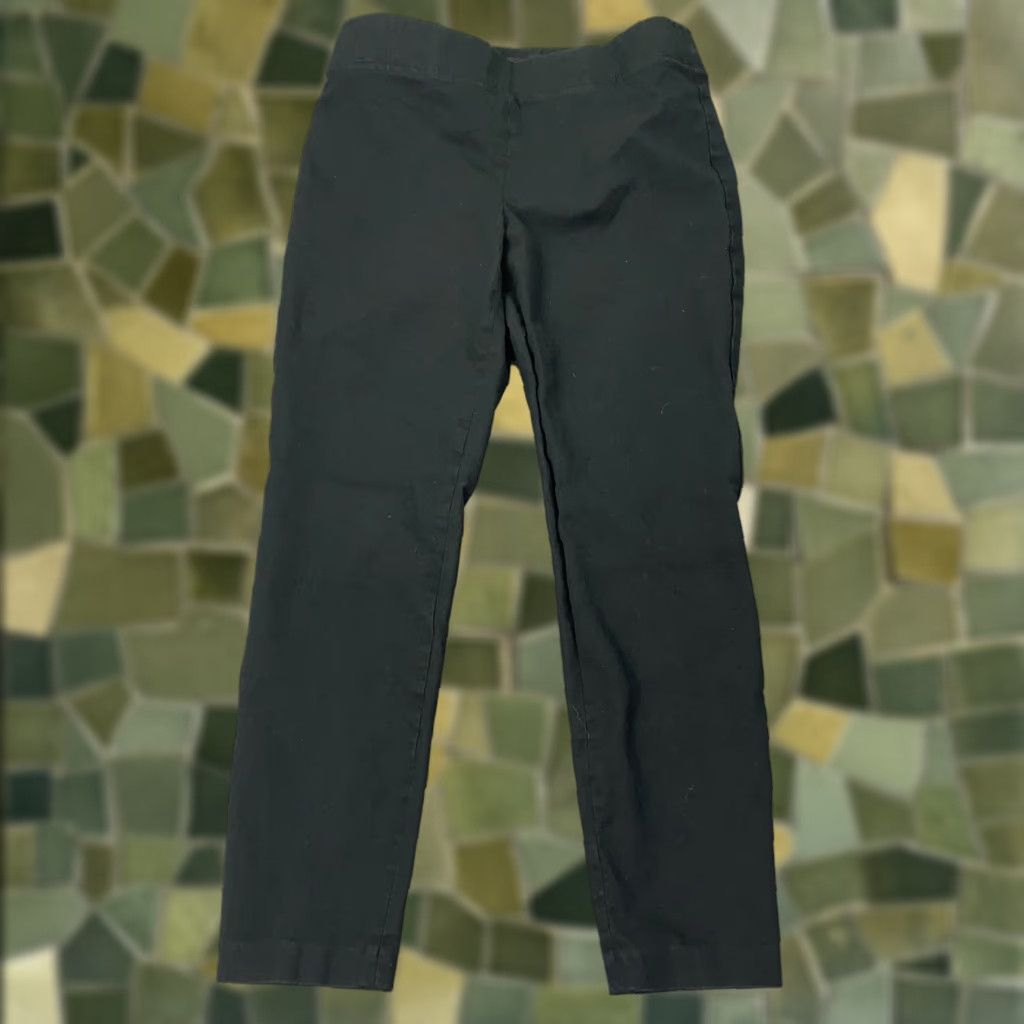 Talbots Talbots Pants Womens 8 Black Skinny Ankle Stretch Office Work Size 30" / US 8 / IT 44 - 1 Thumbnail