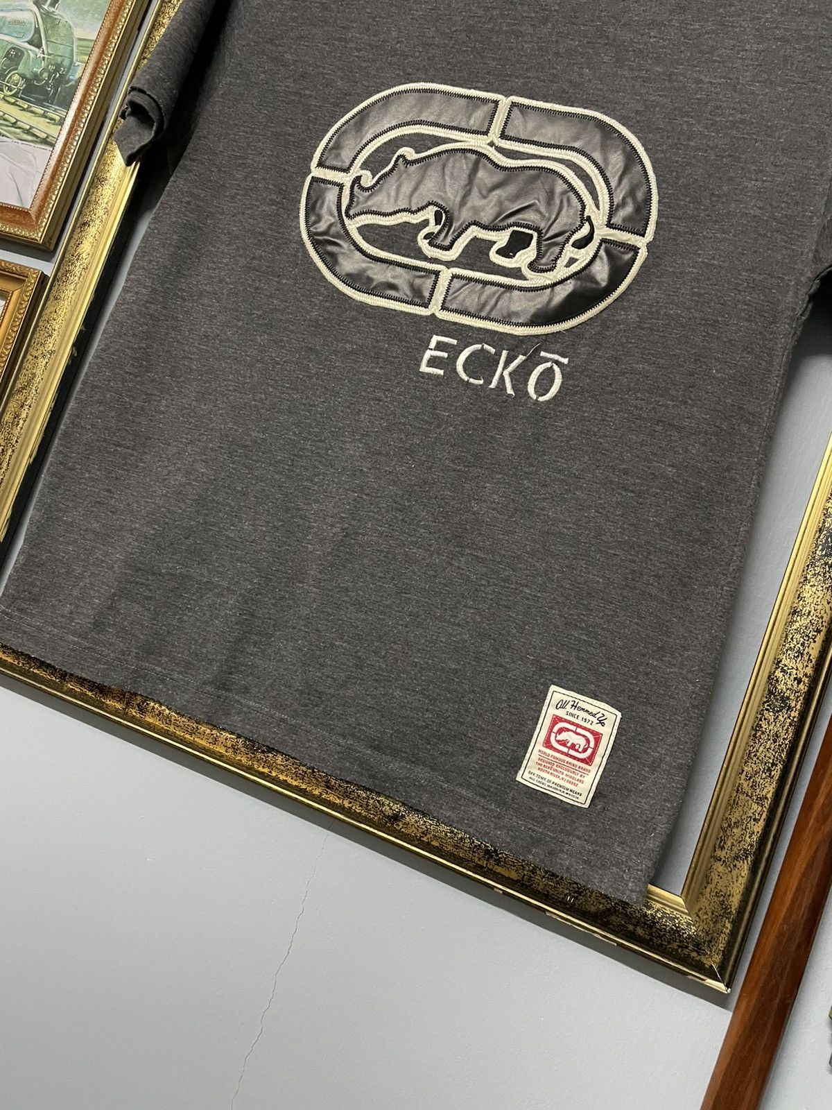 Ecko Unltd. Vintage 1990s Designer Ecko Unltd Iconic Big Logo Tshirt Size US M / EU 48-50 / 2 - 4 Thumbnail