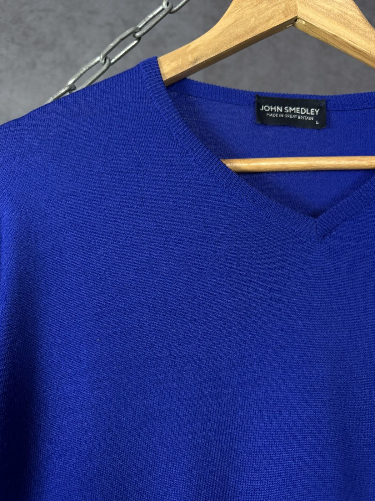 John Smedley John Smedley designer v neck sweater Size US L / EU 52-54 / 3 - 5 Thumbnail
