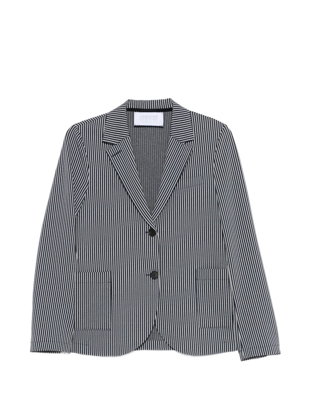 Harris Wharf London COTTON BLEND BLAZER JACKET Size M / US 6-8 / IT 42-44 - 1 Thumbnail