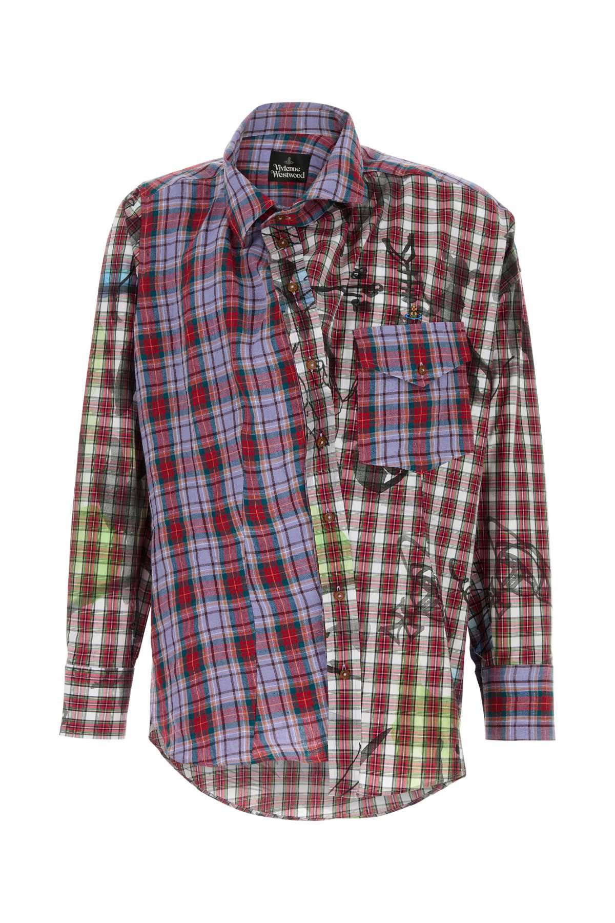 Vivienne Westwood Embroidered Oxford Chaos Shirt Size US L / EU 52-54 / 3 - 1 Thumbnail
