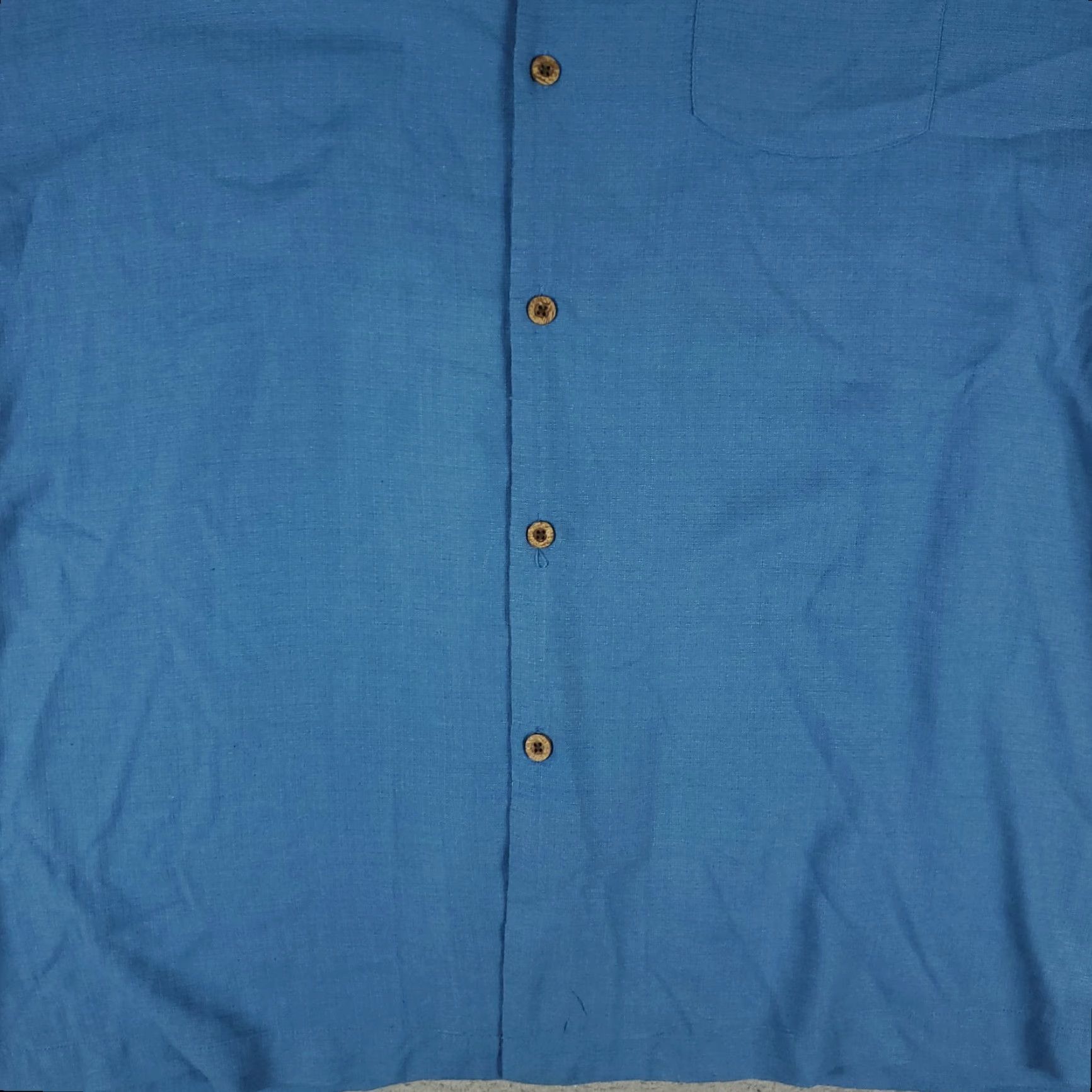 Tommy Bahama Tommy Bahama Shirt Mens 2XL Blue Silk Hawaiian Button-Up Short Sleeve, Button-Up, Tommy Bahama, Silk, Hawaiian, Blue, 2XL, Mens Size US XXL / EU 58 / 5 - 3 Thumbnail