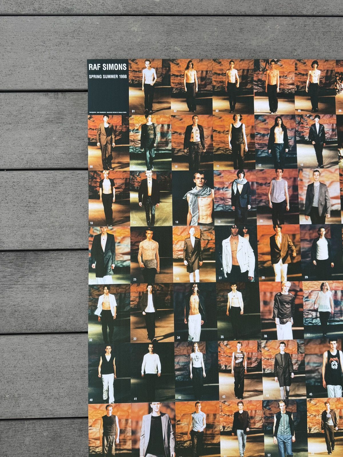 Raf Simons Raf Simons Spring Summer 1998 'BLACK PALMS' Big Size Poster Size ONE SIZE - 4 Thumbnail