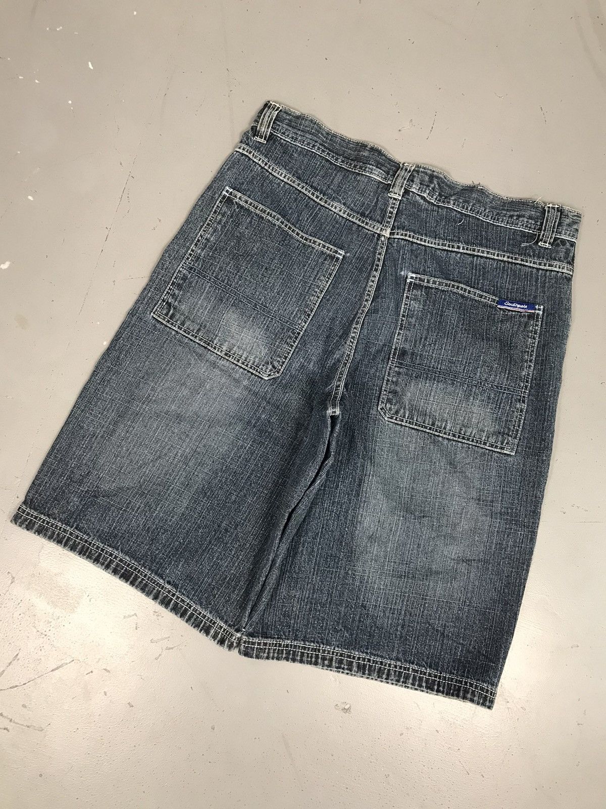Southpole × Vintage Southpole Patch Work Denim Jorts Size US 36 / EU 52 - 9 Thumbnail
