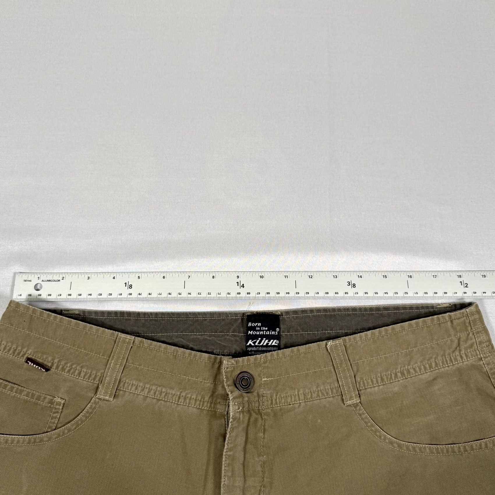Vintage Kuhl Revolvr Pants Mens 36x32 Brown Straight Fit Lightweight Outdoor Hiking Zipper Fly Cargo Pocket Casual Travel Size US 36 / EU 52 - 6 Thumbnail