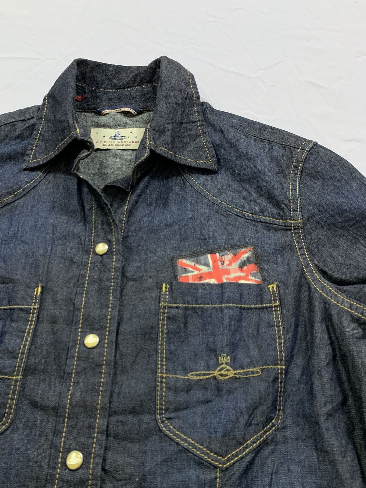 Vivienne Westwood Viviene Westwood denim Button up shirt Size US S / EU 44-46 / 1 - 3 Thumbnail