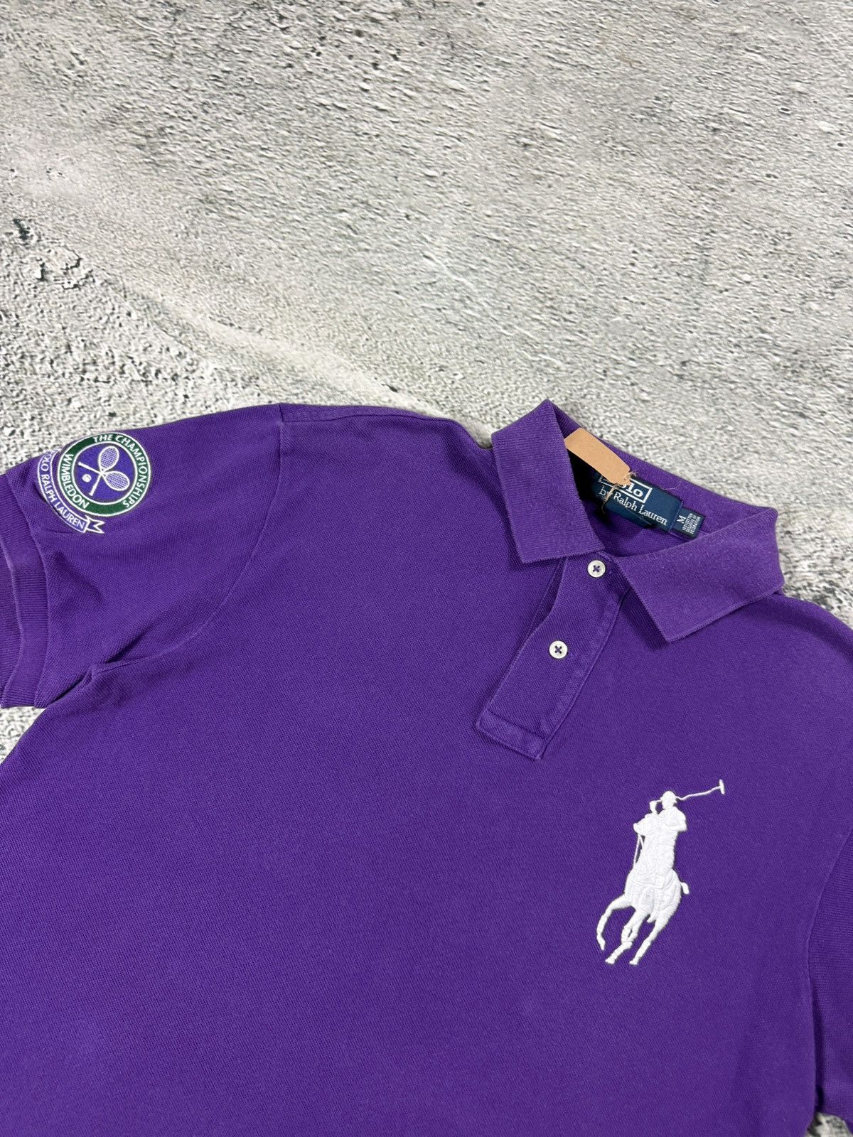 Ralph Lauren Chief Keef Polo Ralph Lauren vintage purple Wimbledon Size US M / EU 48-50 / 2 - 2 Thumbnail