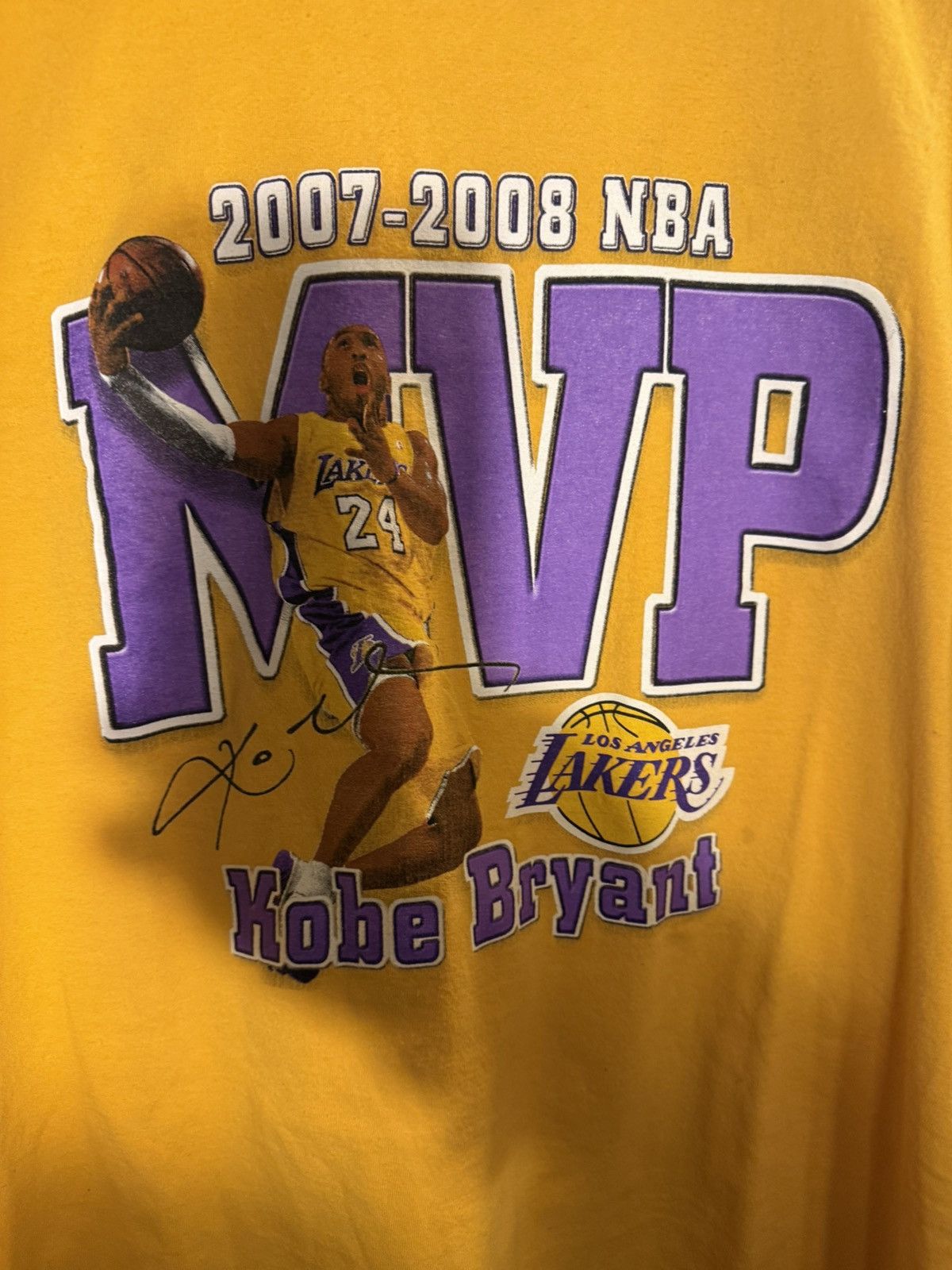 NBA Kobe Bryant Lakers NBA MVP 2007-2008 Size US XL / EU 56 / 4 - 4 Thumbnail