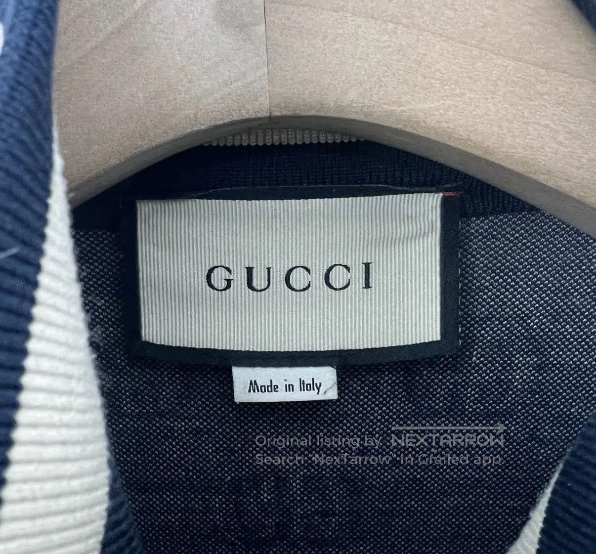 Gucci Blue GG Pattern Zip-Up Jacket Size S. Size US S / EU 44-46 / 1 - 5 Thumbnail