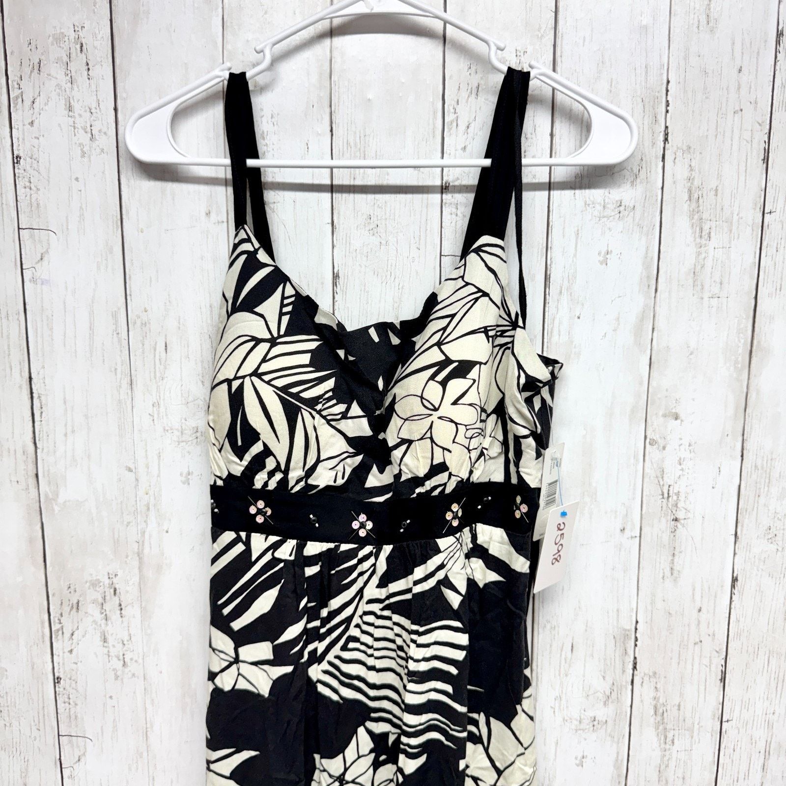 Other New Direction Dress Sz 12P Floral V-Neck Sleeveless Midi Y2K Size XL / US 12-14 / IT 48-50 - 1 Thumbnail