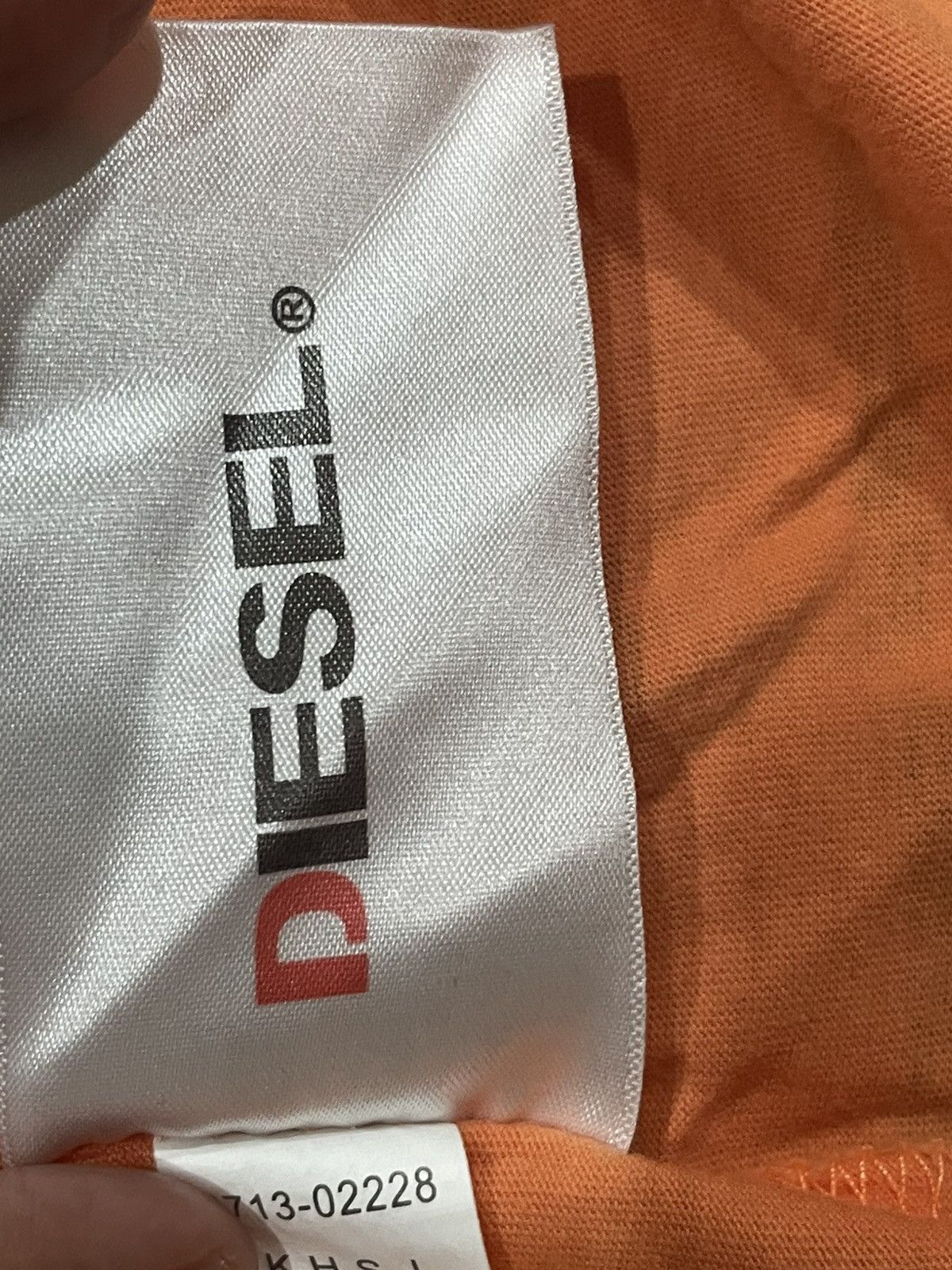 Diesel Diesel Orange Tshirt Size US L / EU 52-54 / 3 - 3 Thumbnail