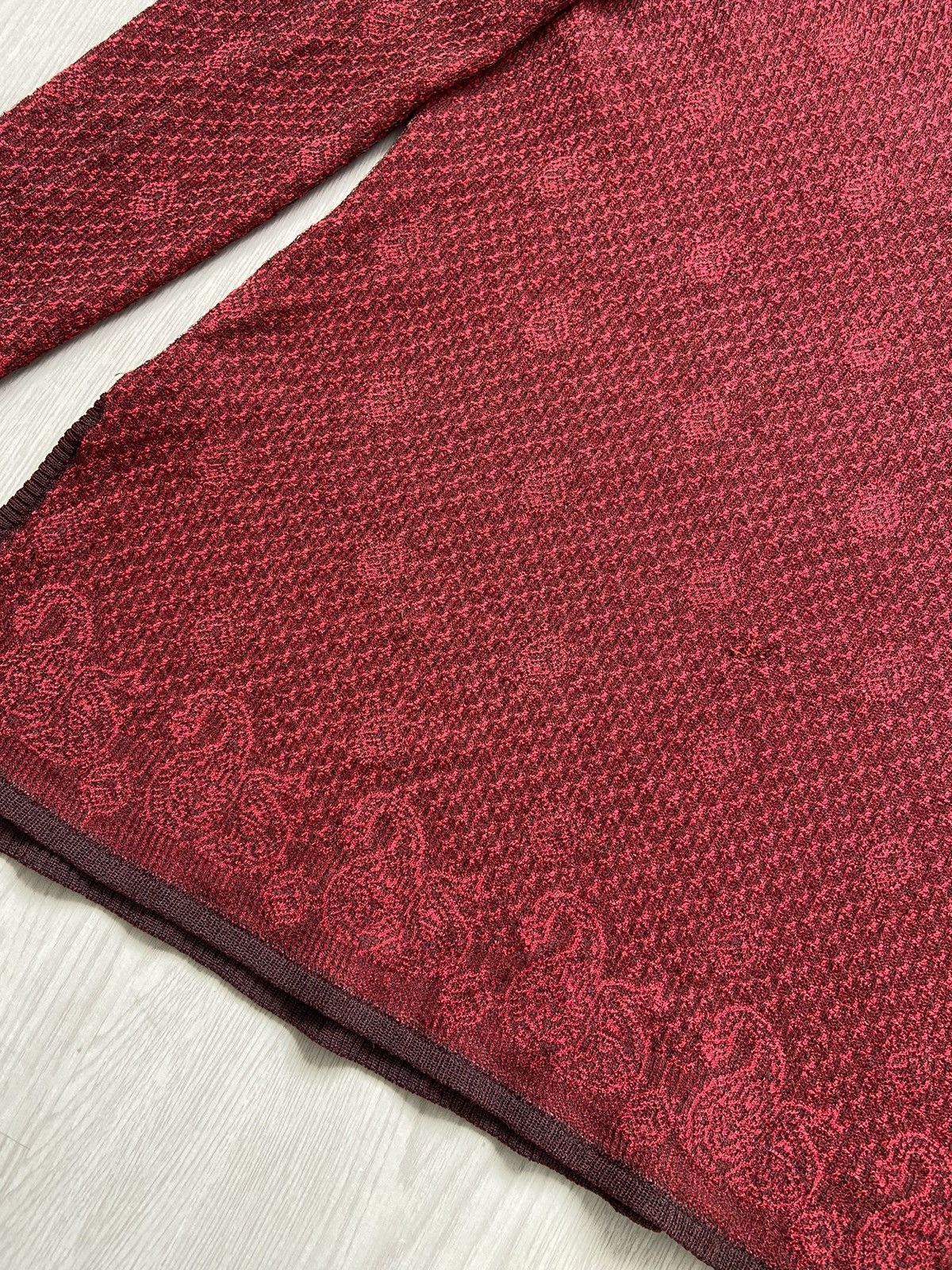 Yves Saint Laurent 1980’s Yves Saint Laurent Woven Knited Fukusuke Long Sleeve Size M / US 6-8 / IT 42-44 - 2 Thumbnail