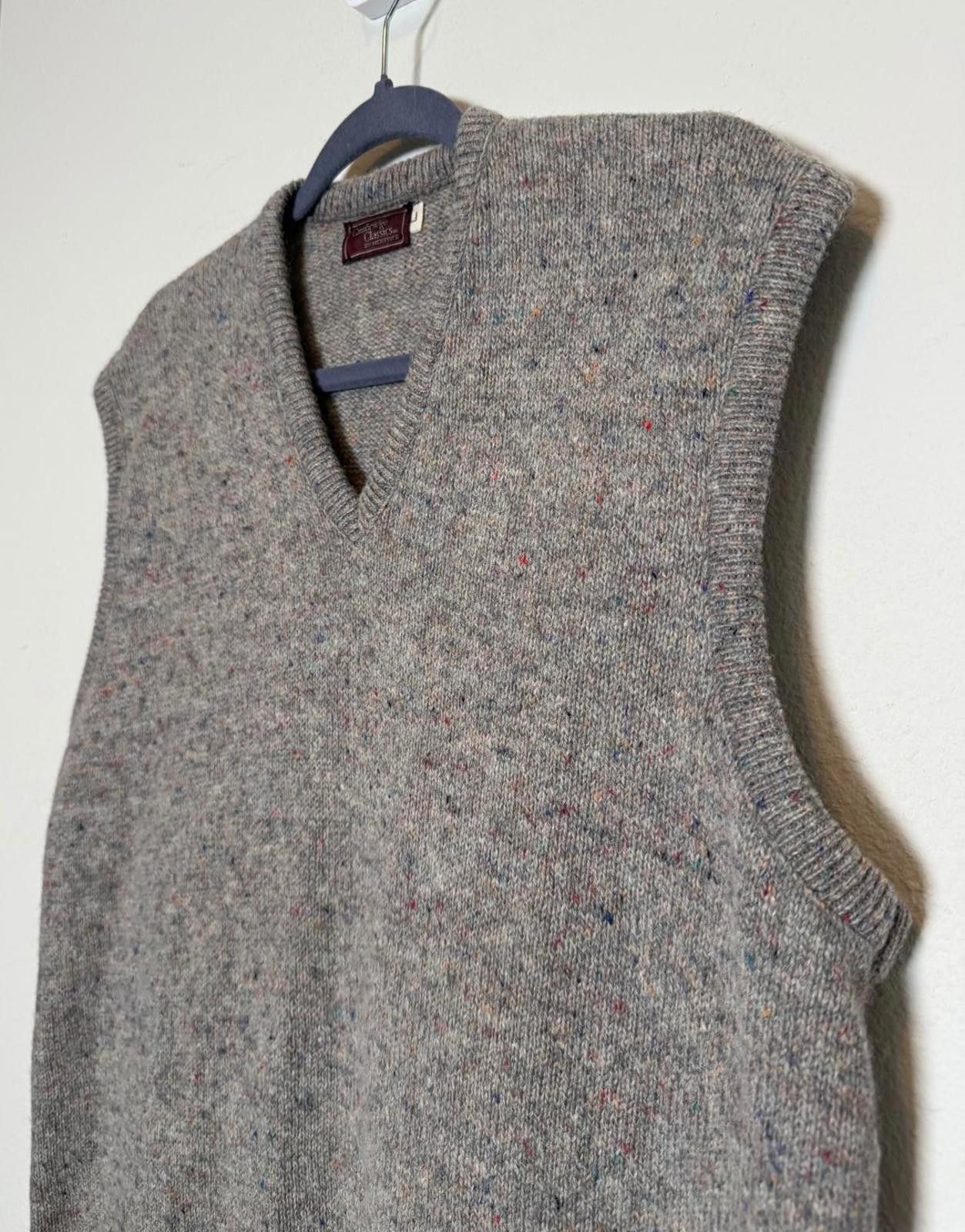 Other Men Vintage Cambridge Classics V-Neck Sweater Vest Size US L / EU 52-54 / 3 - 2 Thumbnail