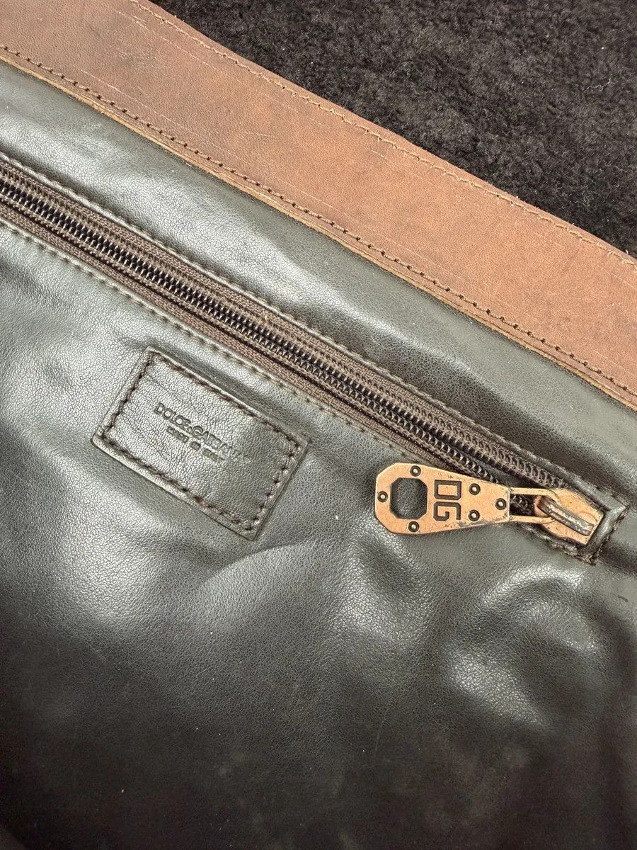 Dolce & Gabbana 2000s Dolce & Gabbana Brown Premium Leather Bag Size ONE SIZE - 10 Thumbnail