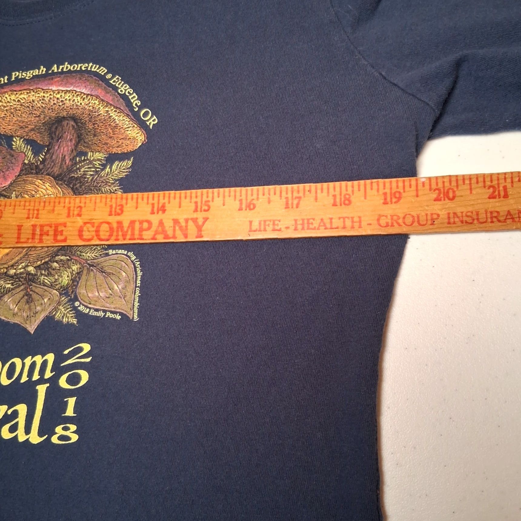 Port & Company Port & Company Shirt Long Sleeve Women M Blue Mushroom Festival Eugene Oregon 2018 READ Size M / US 6-8 / IT 42-44 - 6 Thumbnail