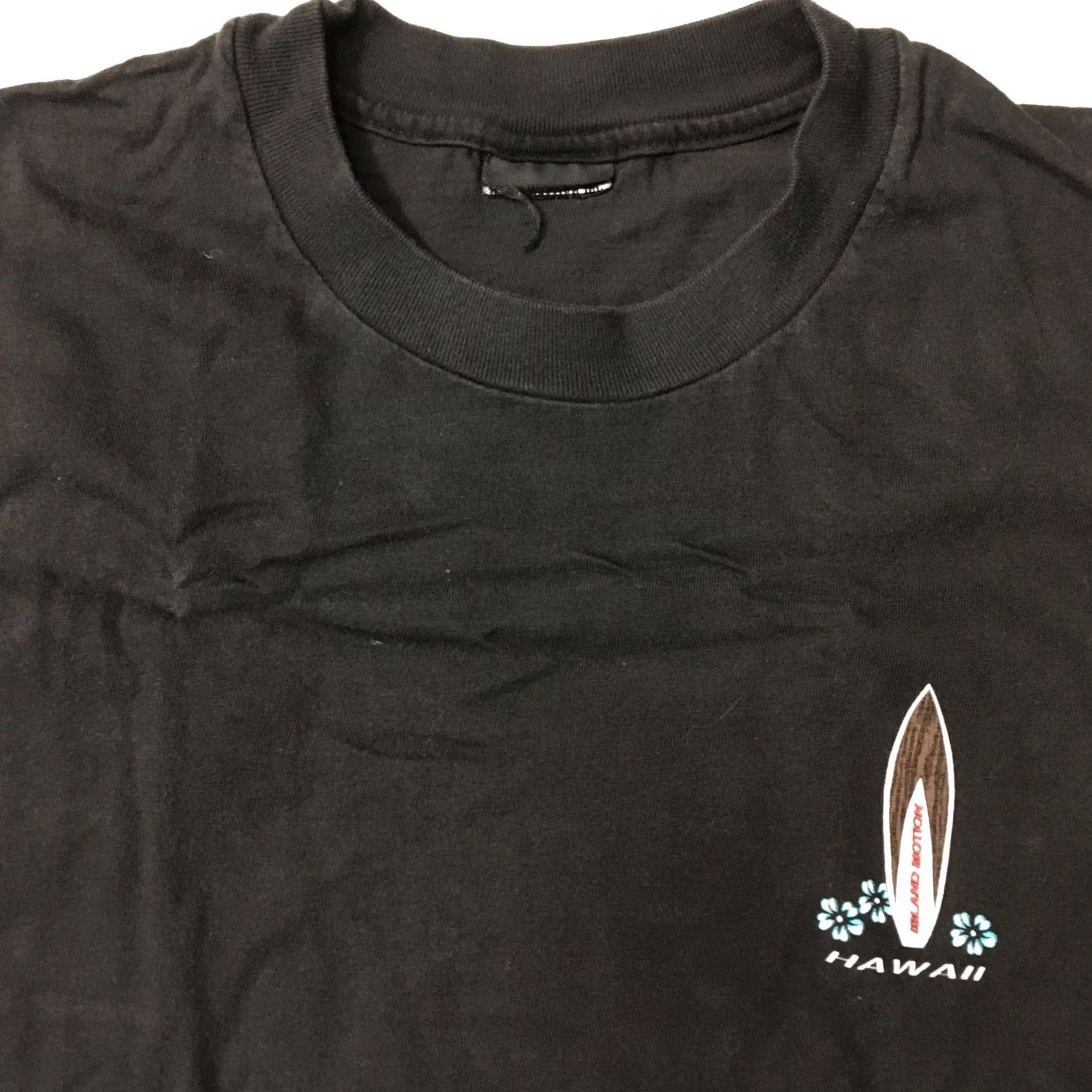 Vintage island motion Shirt Mens XL Black Graphic Crew Neck Short Sleeve Hawaii Size US XL / EU 56 / 4 - 2 Thumbnail
