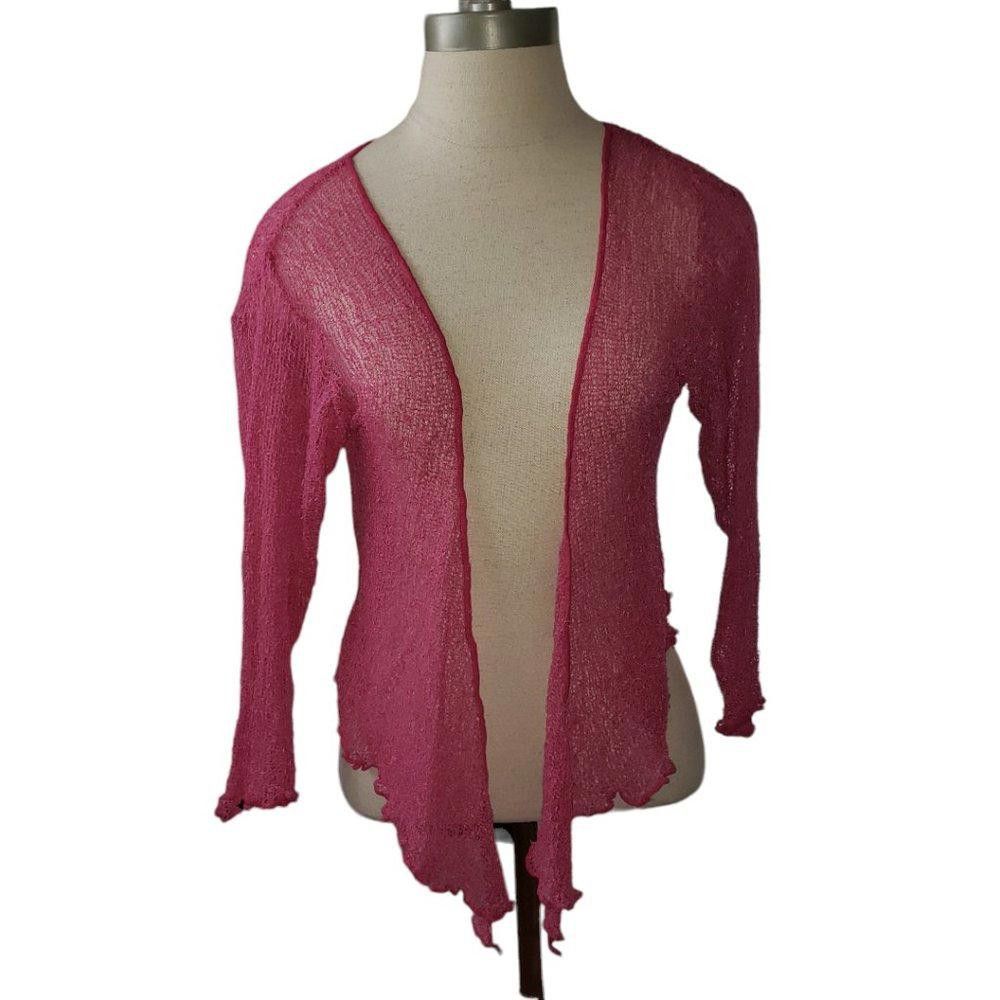 Designer CT807 Lost River Pink Open Cover Up S Size S / US 4 / IT 40 - 1 Thumbnail