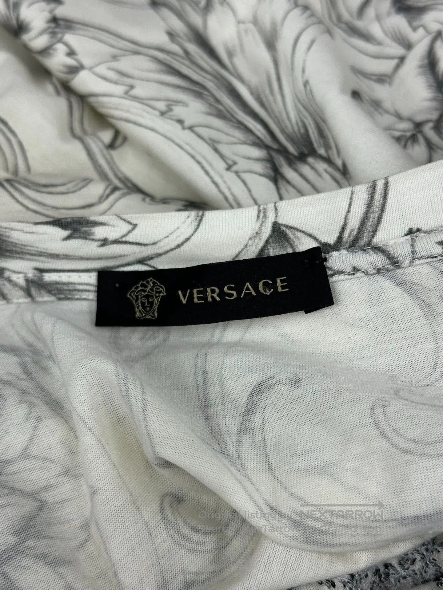 Versace Versace White Medusa Print Short Sleeve T-shirt. Size US XL / EU 56 / 4 - 4 Thumbnail