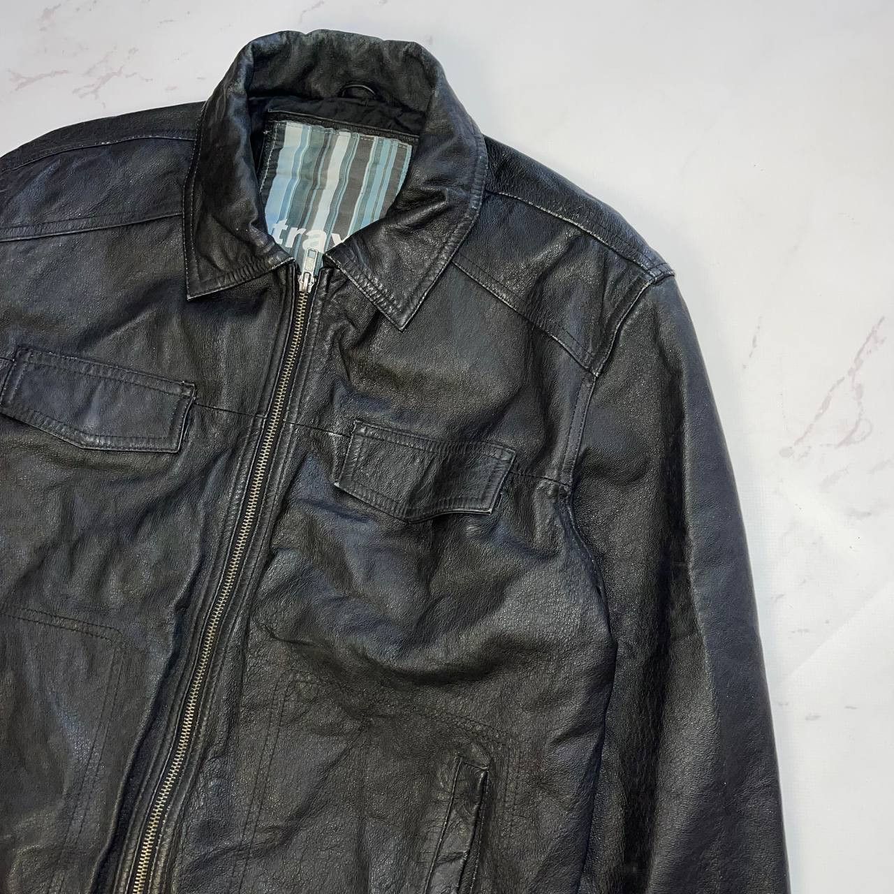 Japanese Brand Japanese Brand Leather Jackets Y2K Streetwear Vintage Sz XL Size US XL / EU 56 / 4 - 4 Thumbnail
