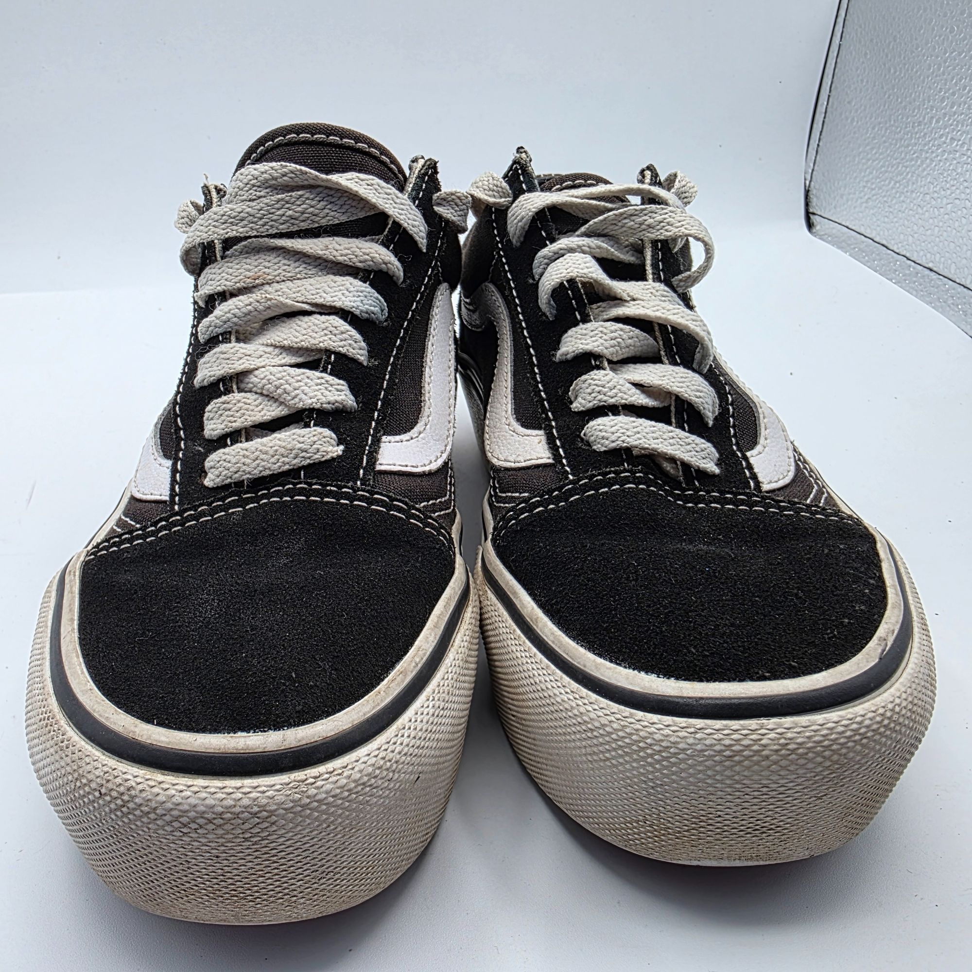 Vans Vans Old Skool Platforms Womens Size 5 Black White Shoes Wal Size US 5 / IT 35 - 2 Thumbnail