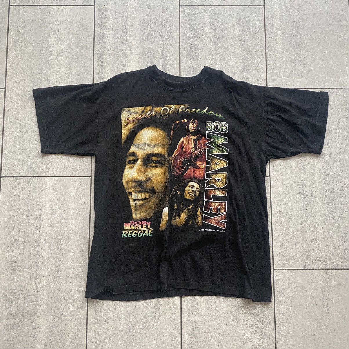 Bob Marley × Vintage bob marley vintage shirt Size US XL / EU 56 / 4 - 1 Thumbnail