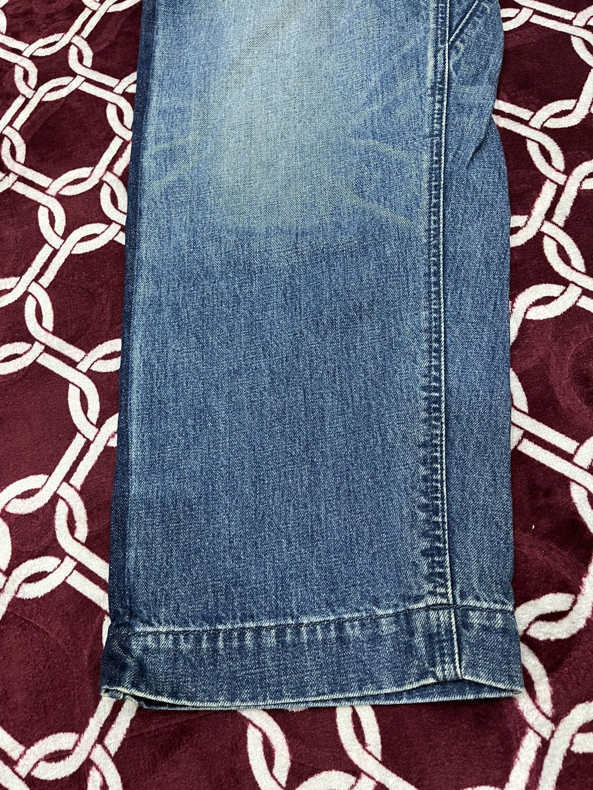 Japanese Brand Bru Na Boinne Redline Selvedge Stain Denim Size US 28 / EU 44 - 3 Thumbnail