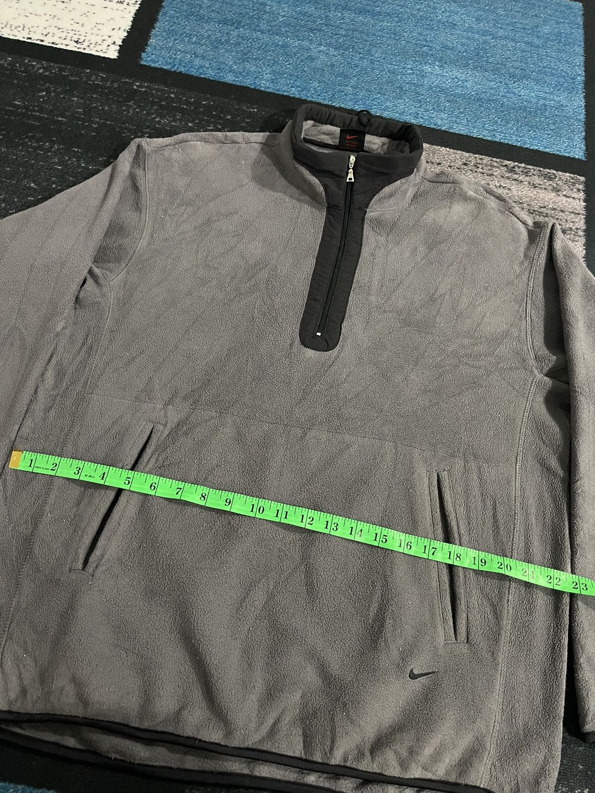 Vintage Vintage Nike Fleece Half Zipper Jacket Size US L / EU 52-54 / 3 - 14 Thumbnail