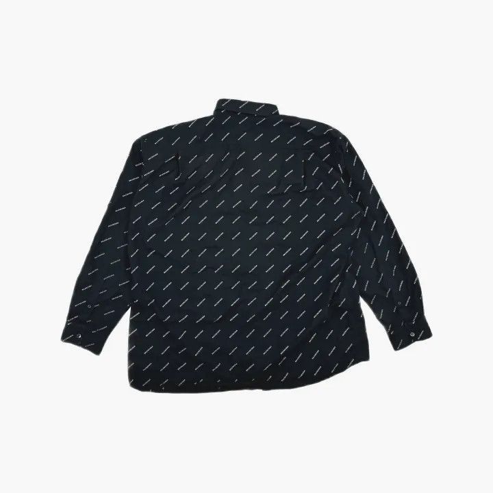 Balenciaga Balenciaga Balenciaga Black Logo Long Sleeve Shirt -2507 Size US M / EU 48-50 / 2 - 3 Thumbnail