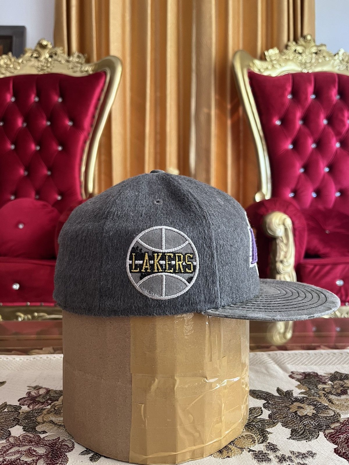 NBA × New Era × Vintage 1999 HWC LA Lakers x New Era Size ONE SIZE - 2 Thumbnail