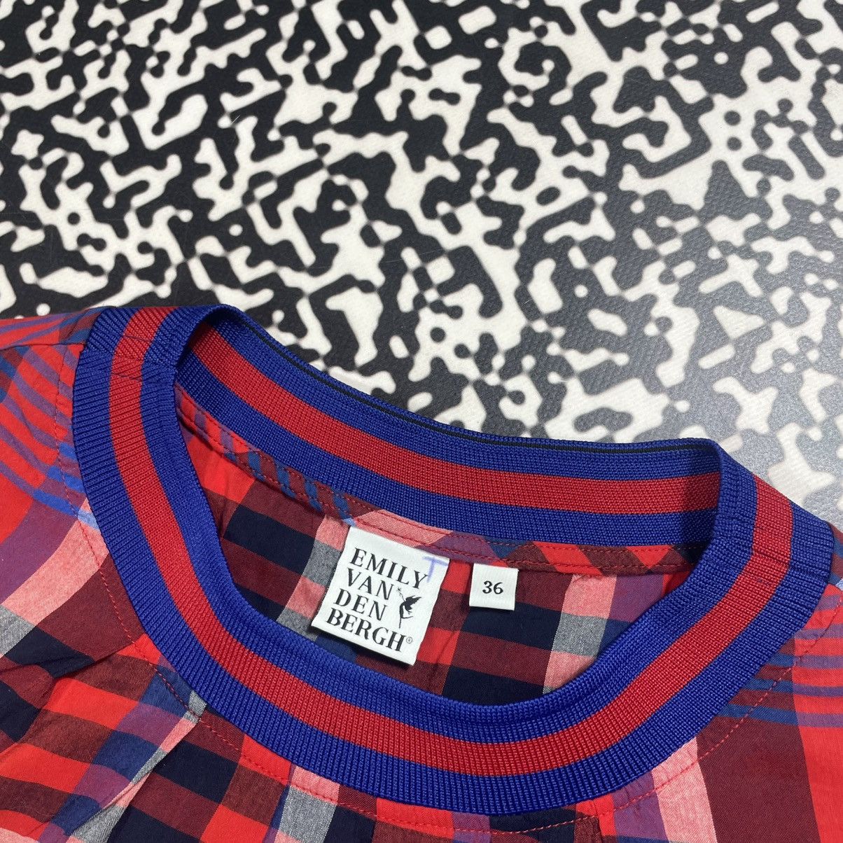 Vintage Vintage Y2K Emily Van Den Bergh Checked Luxury Shirt Size S / US 4 / IT 40 - 9 Thumbnail