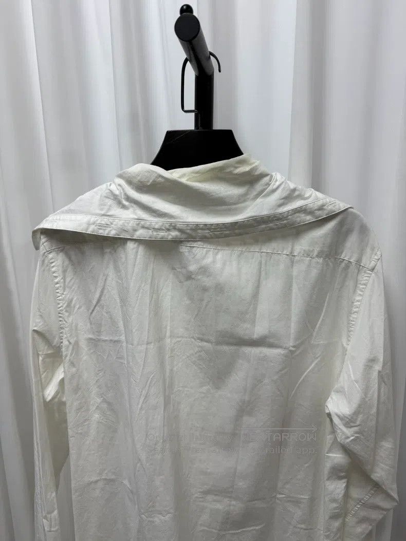 Yohji Yamamoto YOHJI YAMAMOTO Lapel patch long shirt 3 yards neckline sli Size US L / EU 52-54 / 3 - 6 Thumbnail